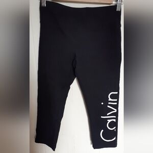 Calvin Klein capri leggings,  size medium